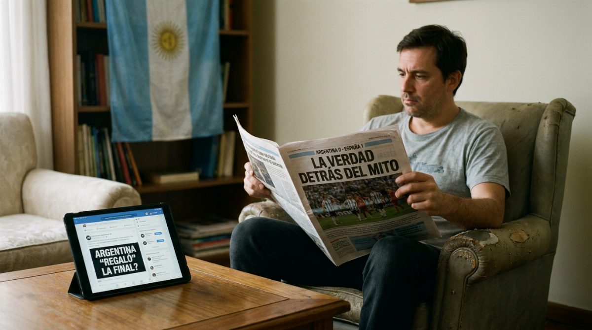 Argentina "regaló" la final: la verdad detrás del mito de la suspensión de 10 años